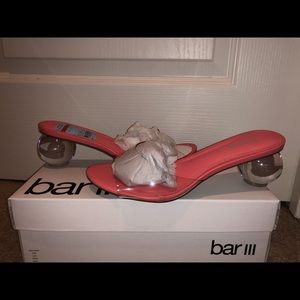 Bar III Pink Sandals